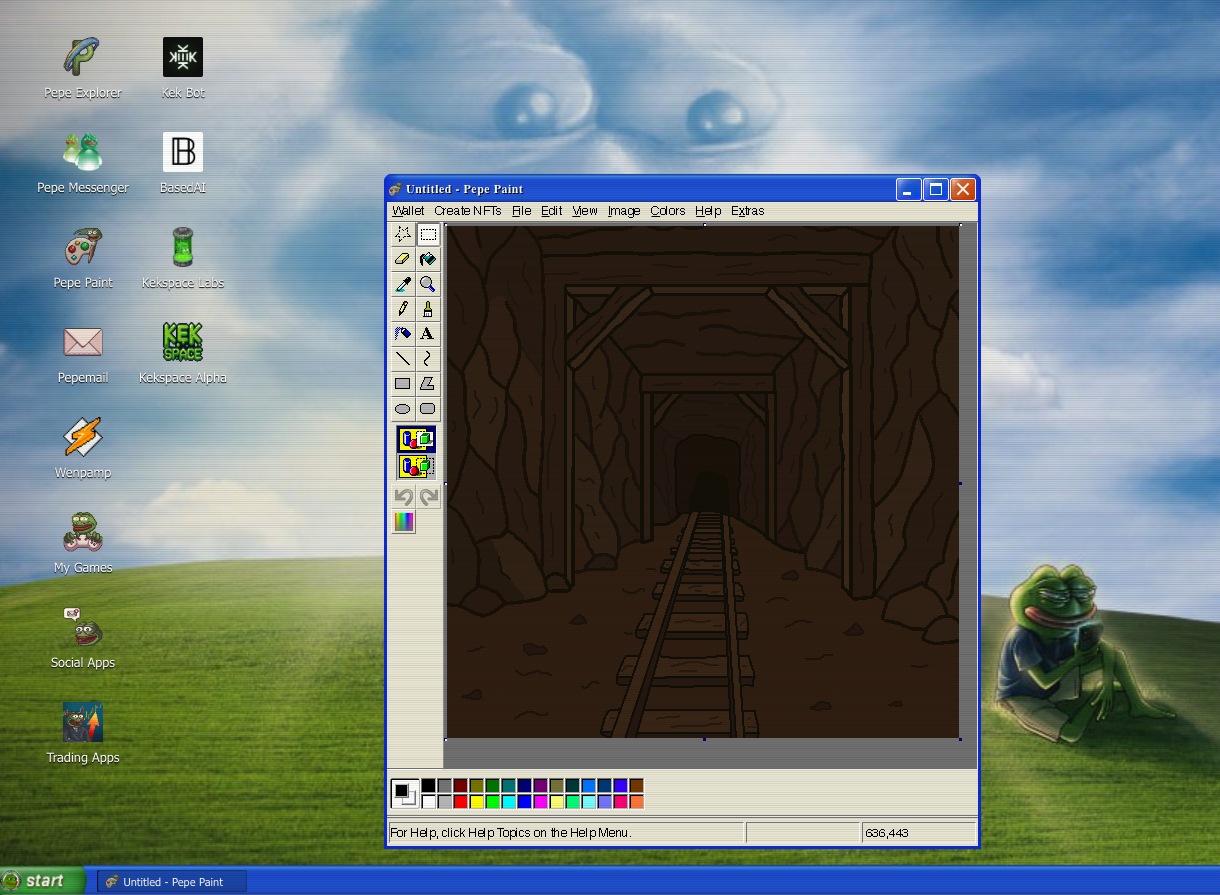 Art created with Pepe Paint